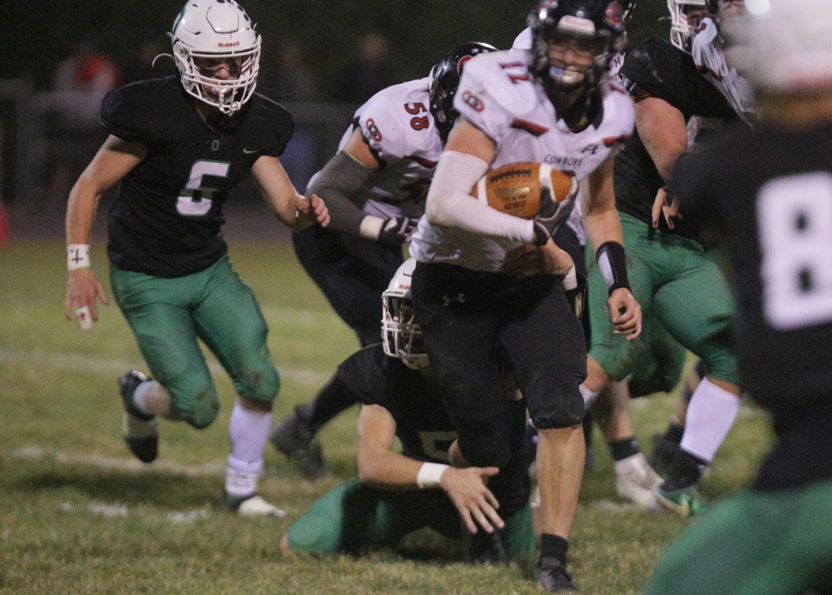 Osage football vs Clarion-Goldfield-Dows - Muller
